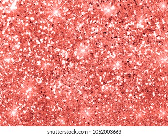 Peach Colored Sparkling Glitter Background