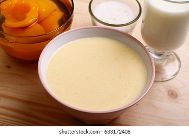 
Peach cream soup