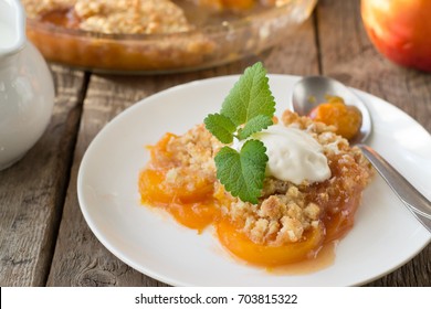 Peach Crumble