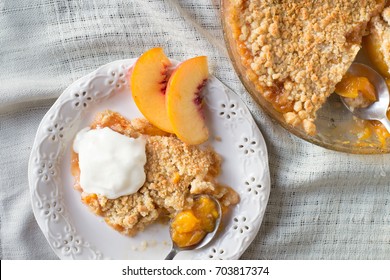 Peach Crumble