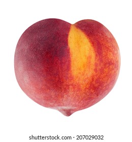 peach fruit in heart shape