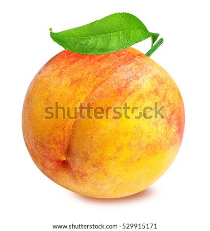 Similar – Image, Stock Photo Fresh peaches and apricots in wooden box