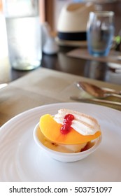 Peach Meringue Trifle