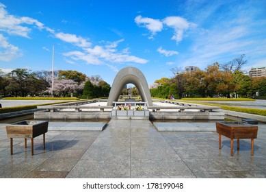 Peach Monument At Hiroshima (atomic Bomb Monument)