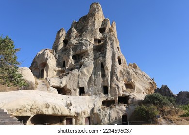 Peagant Valley Turkey ancient dwellings rock formations caves  historican - Shutterstock ID 2234596037