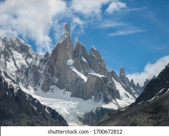 The peak of Cerro Torre, arguably the most difficult mountain to climb in the entire World, Argentina