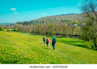 Peak District During The Bank Holiday Weekend In The UK During The First Summer 