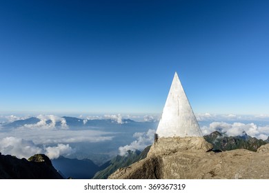 Peak Of Fansipan Mountain.Vietnam.