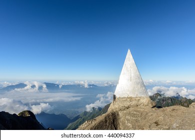 Peak Of Fansipan Mountain.Vietnam.