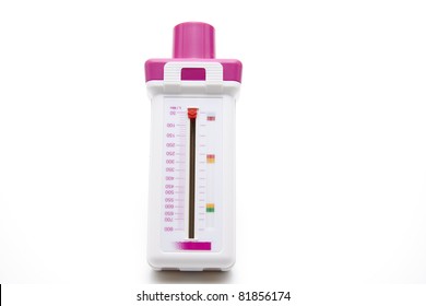 Peak Flow Meter With Inhaler