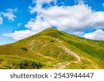 Peak of Mount Turkul. Chornohora ridge. Ukrainian Carpathians.