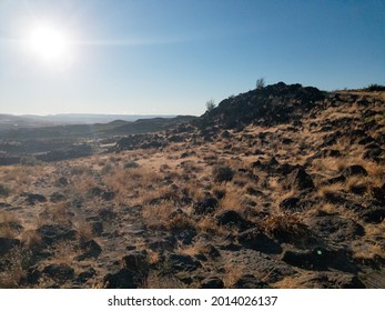 Peak Overlooking Yakima Valley Washington 