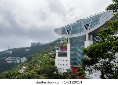 The Peak Tower On Victoria Peak, Hongkong