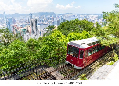 The Peak Tram In Hong Kong