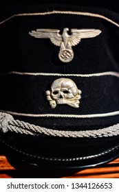 Peaked SS Nazi Cap