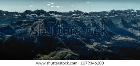 Similar – Image, Stock Photo Mountain panorama in South Tyrol