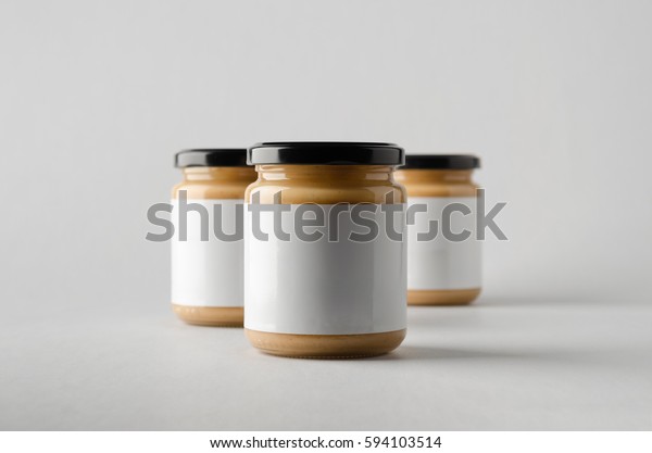 Download Peanut Almond Nut Butter Jar Mockup Stock Photo (Edit Now) 594103514