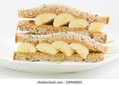 Peanut Butter And Banana Sandwich