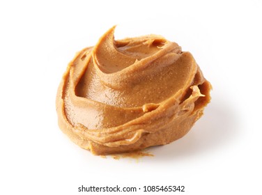 Peanut Butter Isolated On White Background