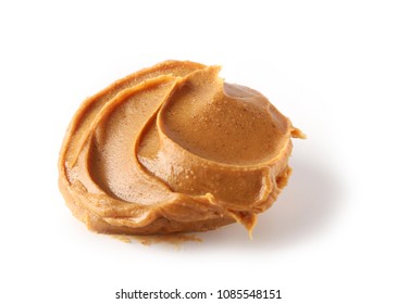 Peanut Butter Isolated On White Background