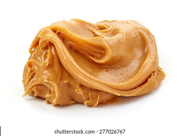 Peanut Butter Isolated On White Background