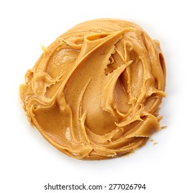 Peanut Butter Isolated On White Background