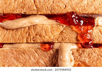 peanut butter and jelly sandwiches bold and bright - Powered by Shutterstock