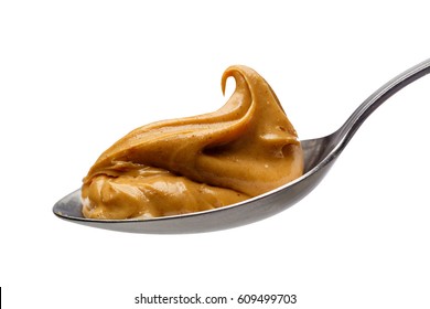 Peanut Butter On Spoon