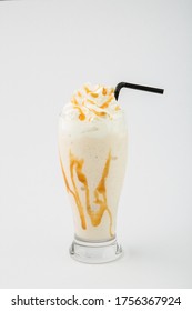 Peanut Butter Shake With Vanilla Ice Cream