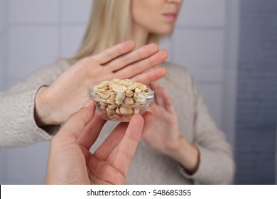 Peanut Food Allergy Concept