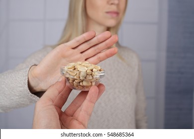 Peanut Food Allergy Concept