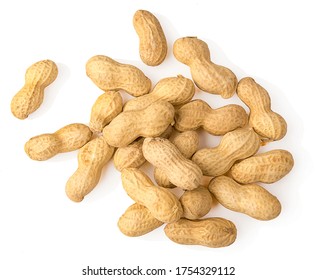 Peanut Isolated On White Background