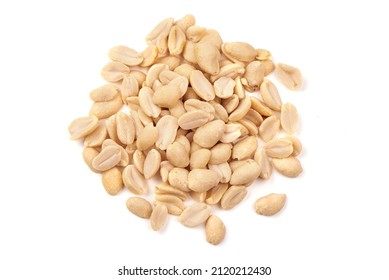 Peanut, Nuts, Isolated On White Background