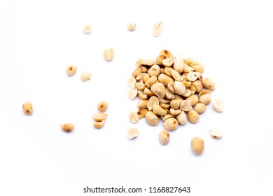 Peanut On White Background