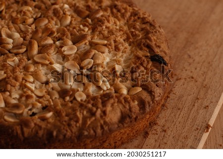 
Peanut pie and jam in the middle