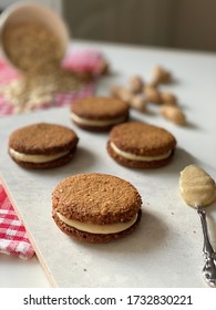 Peanutbutter Biscuits On The Table