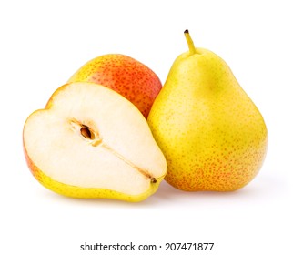 Pear on a white background, isolated, close-up - Shutterstock ID 207471877