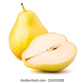 Pear on a white background, isolated, close-up - Shutterstock ID 214191028
