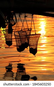 A Pearl Hunting Net In The Sunset / QATAR