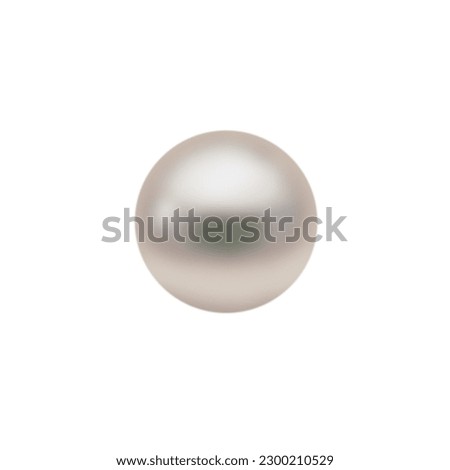 A pearl isolated on the background
