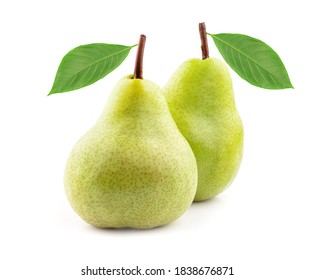 pears isolated on a white background - Shutterstock ID 1838676871
