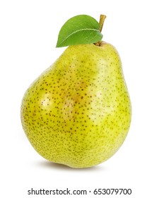 pears isolated on white background - Shutterstock ID 653079700