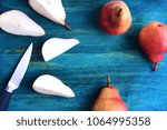 pears on the table