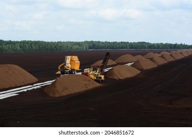 The Peat Extraction At Peat Moss.