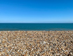 Pebble Beach At Deal, Kent, United Kingdom