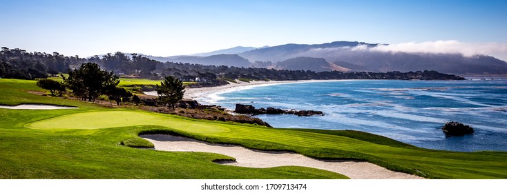 Pebble Beach golf course, Monterey, California, usa - Shutterstock ID 1709713474