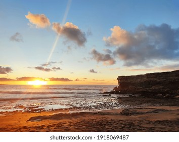 Pebble Beach Of La Pared, Fuerteventura.