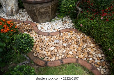 Pebble Path In The Garden