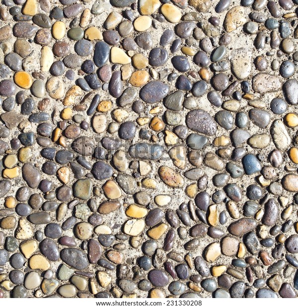 Pebble Stone Floor Tile Texture Seamless Stock Photo Edit Now