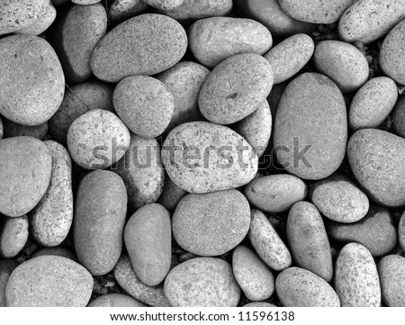 Pebble stone pool(B&W)